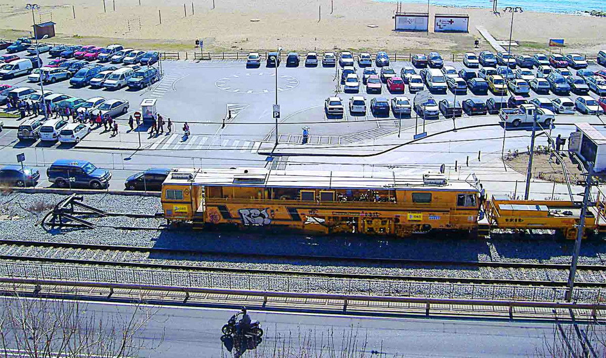 Tren des de l'aire  a