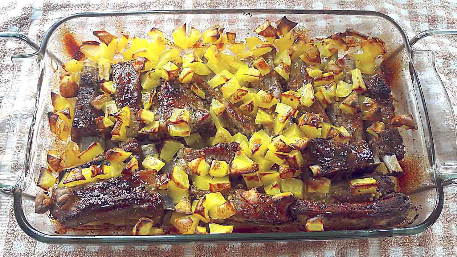 Costelles de porc al forn