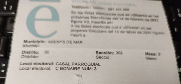 targeta censal