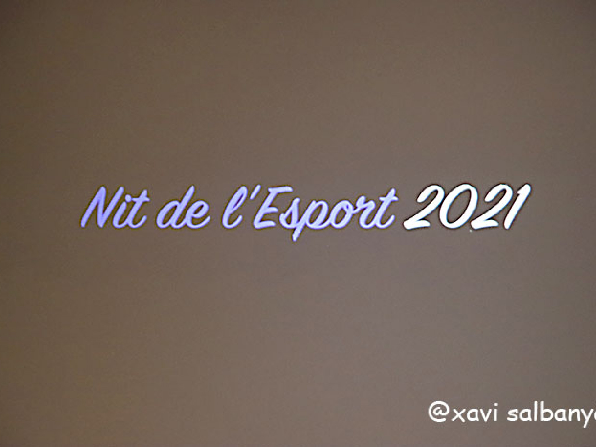 Nit de l'Esport 2021 - Reconeixements esportius