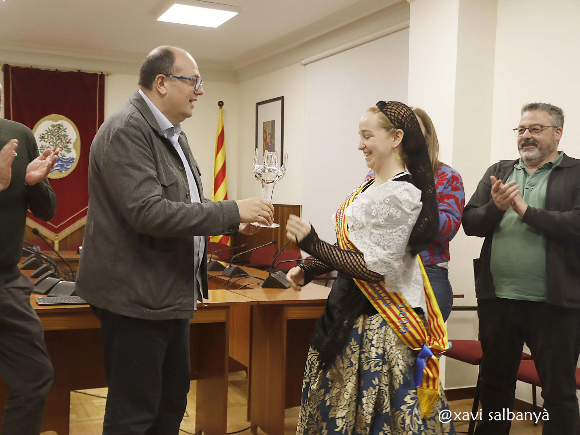 Reconeixement a la Pubilla de Catalunya Laia Gómez