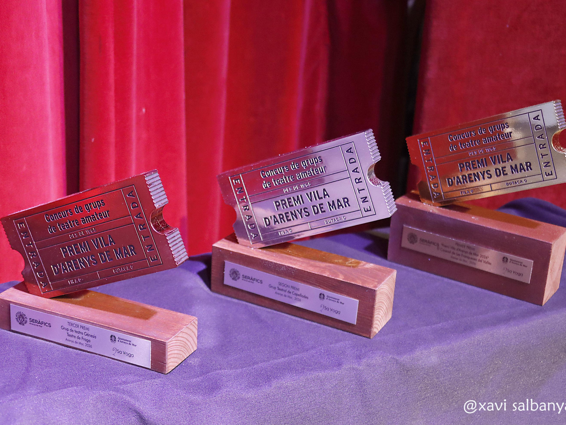 Lliurament de premis del 54a edició del Concurs de Teatre Amateur Premi Vila d’Arenys